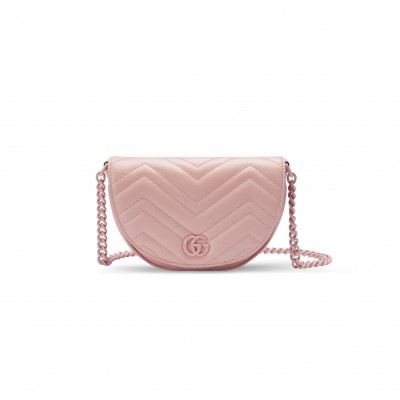 GUCCI GG MARMONT QUILTED CHAIN MINI BAG 746431 (20*14.5*4cm)